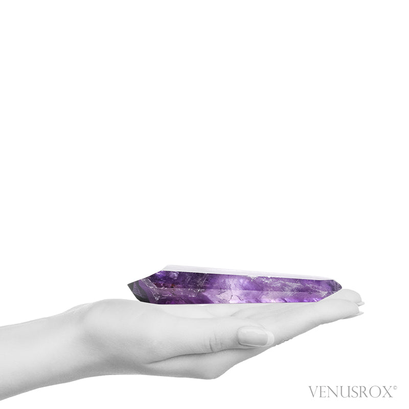Amethyst Phantom Polished Point from Brazil | Venusrox