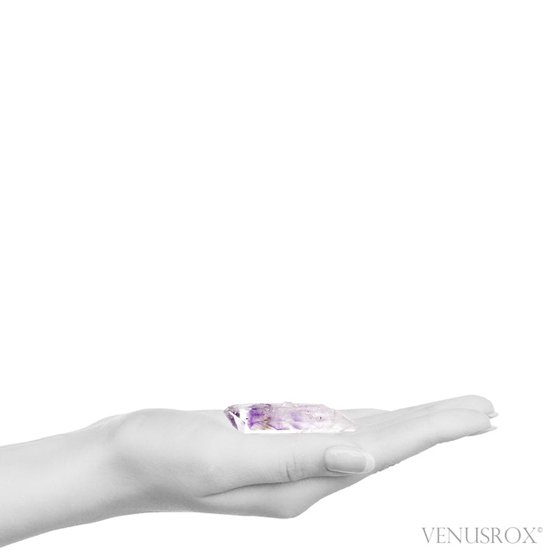 Brandberg Amethyst/Smoky Phantom Quartz Double Terminated Natural Point from the Brandberg Mountains, Namibia | Venusrox