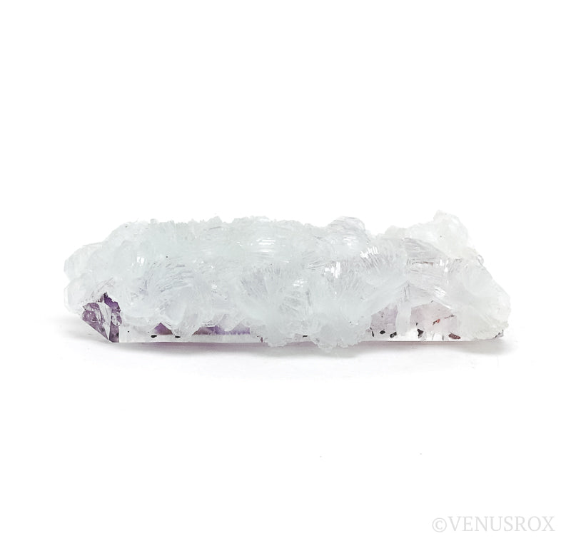 Brandberg Amethyst/Smoky Phantom Quartz with Prehnite Natural Point from the Brandberg Mountains, Namibia | Venusrox