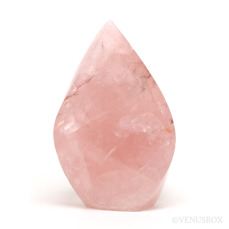 Rose Quartz Polished Flame from Brazil | Venusrox