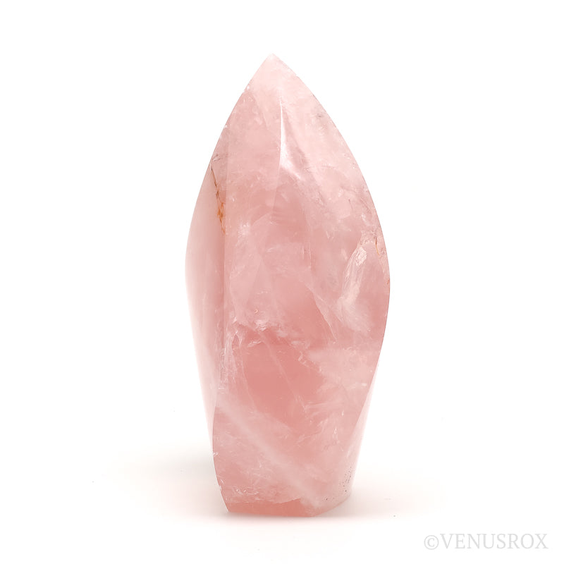 Rose Quartz Polished Flame from Brazil | Venusrox