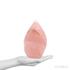 Rose Quartz Polished Flame from Brazil | Venusrox