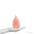 Rose Quartz Polished Flame from Brazil | Venusrox