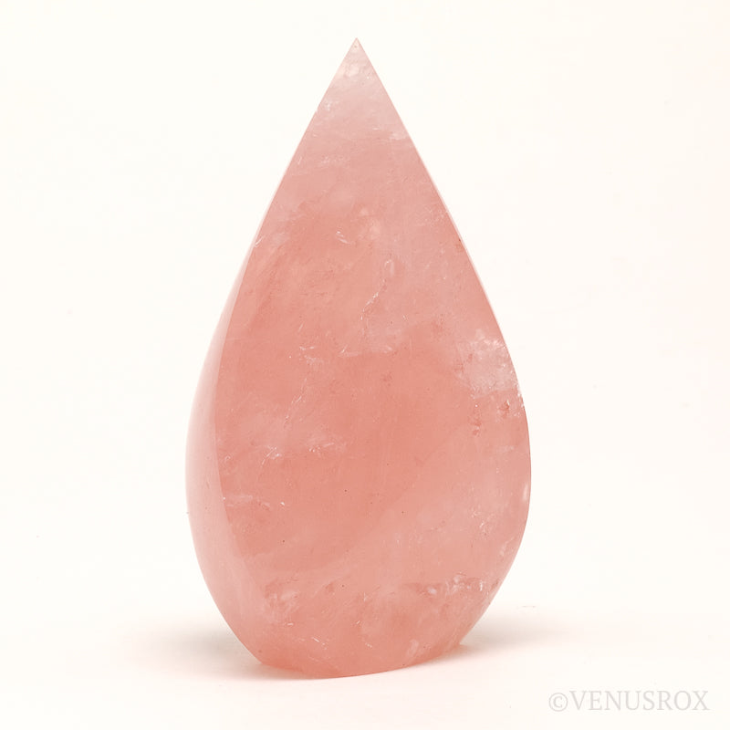 Rose Quartz Polished Flame from Brazil | Venusrox