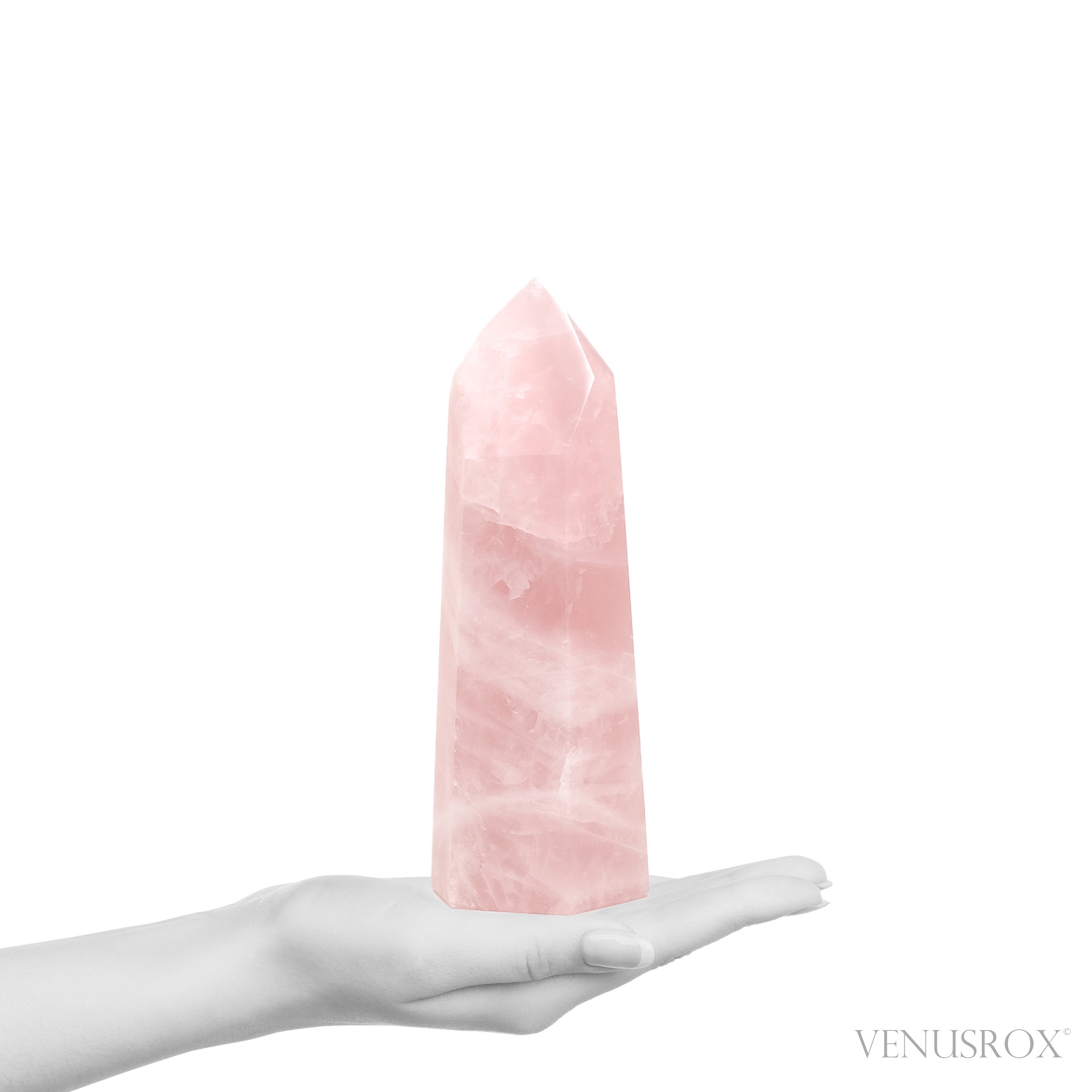 Rose Quartz Polished Point from Brazil | Venusrox