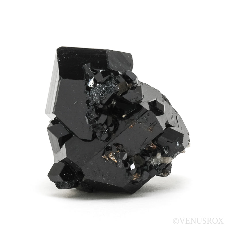 Black Tourmaline with Smoky Quartz Natural Cluster from the Erongo Mountains, Namibia | Venusrox