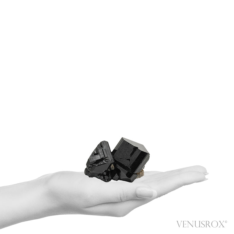 Black Tourmaline with Smoky Quartz Natural Cluster from the Erongo Mountains, Namibia | Venusrox