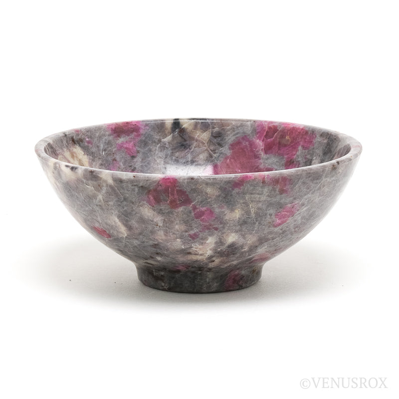 Ruby in Feldspar Polished Bowl from India | Venusrox