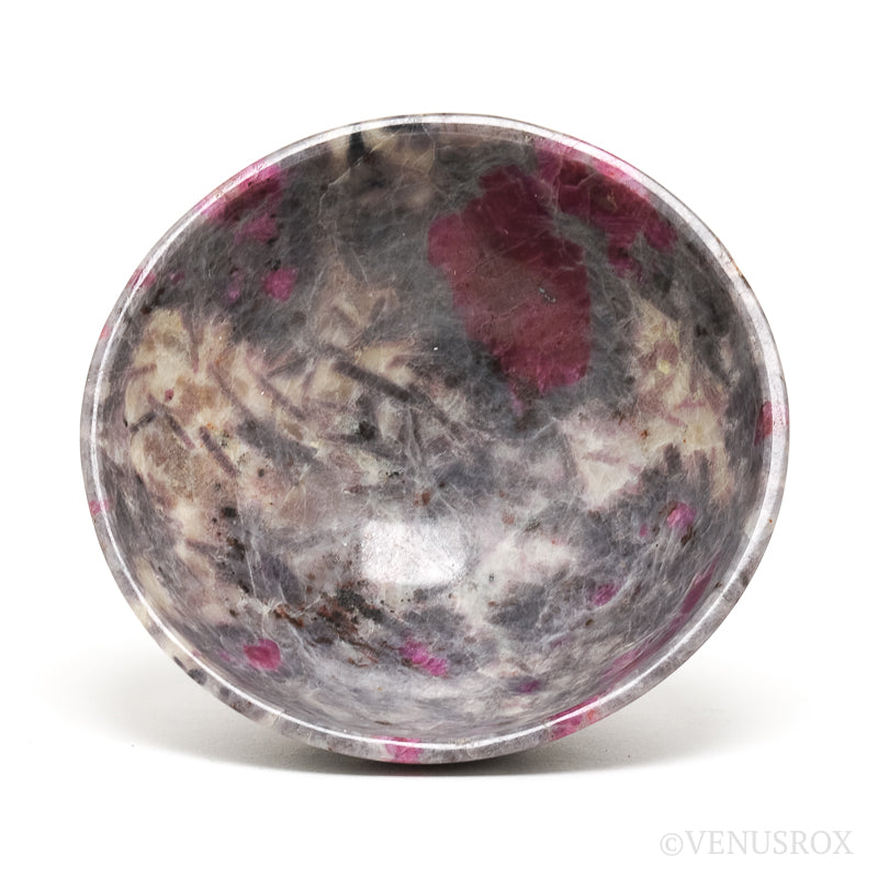 Ruby in Feldspar Polished Bowl from India | Venusrox
