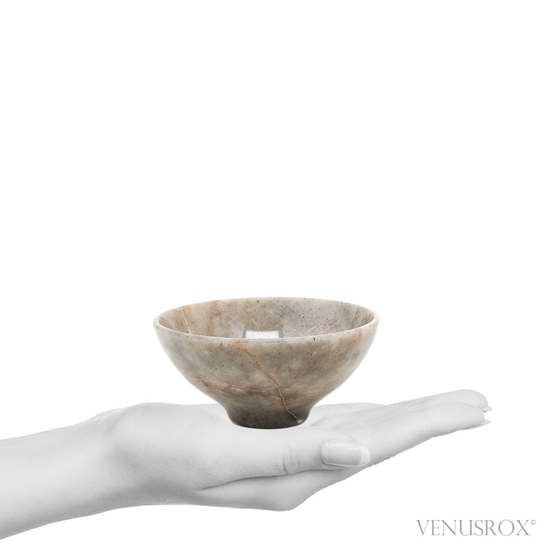 Grey Moonstone Polished Bowl from India | Venusrox