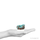 Gem Silica & Chrysocolla with Malachite & Clear Quartz on Matrix Natural Crystal from the Lily Mine, Pisco Umay, Ica, Peru | Venusrox