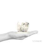 Hubnerite on Clear Quartz Natural Cluster from Pasto Bueno, Pampas District, Pallasca Province, Ancash, Peru | Venusrox