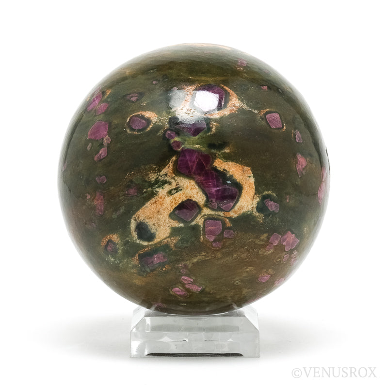 Ruby in Fuchsite Polished Sphere from India | Venusrox