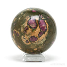 Ruby in Fuchsite Polished Sphere from India | Venusrox