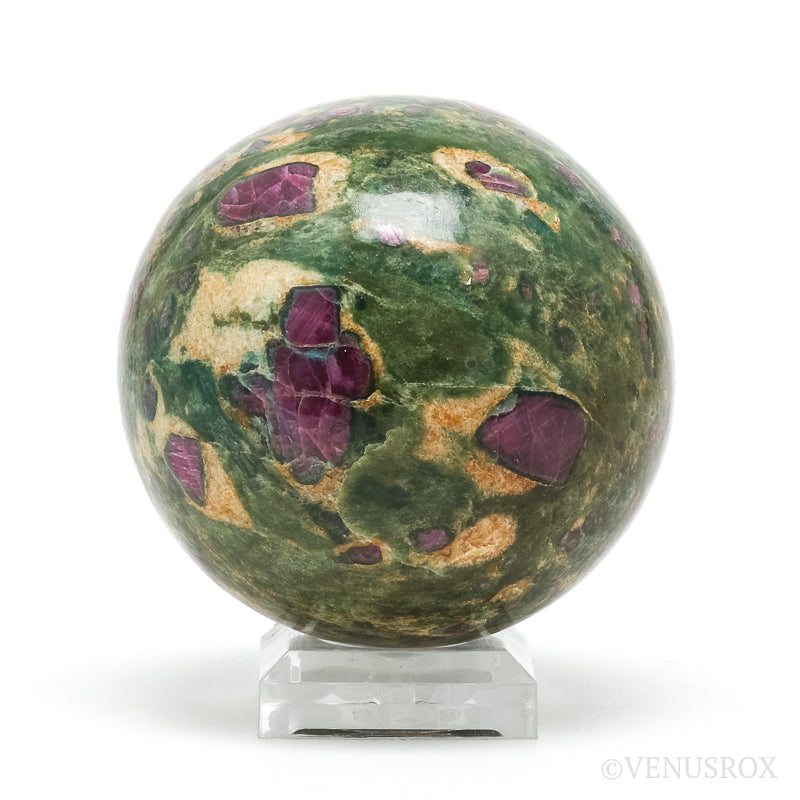 Ruby in Fuchsite Polished Sphere from India | Venusrox