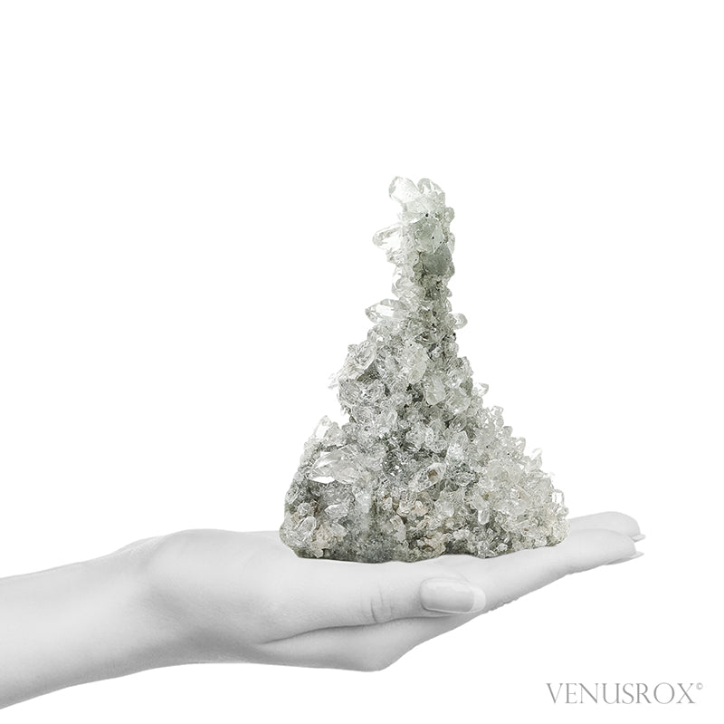 Himalayan Chlorite Quartz Natural Cluster from the Meru Peak Foot Hills, Garhwal, Uttarakhand, Indian Himalayas | Venusrox