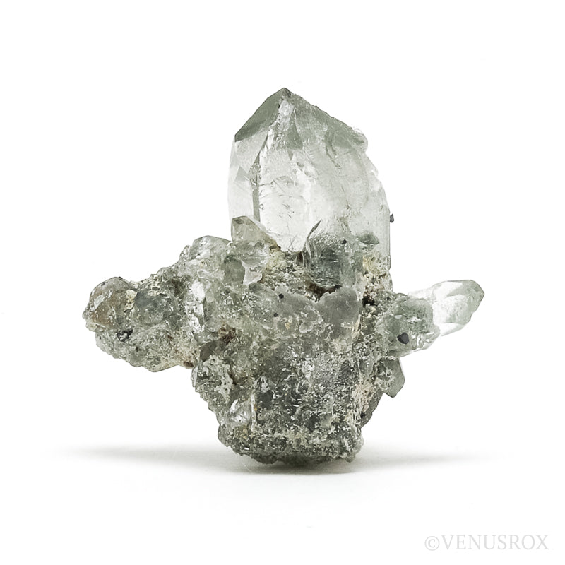 Himalayan Chlorite Quartz Natural Cluster from the Meru Peak Foot Hills, Garhwal, Uttarakhand, Indian Himalayas | Venusrox