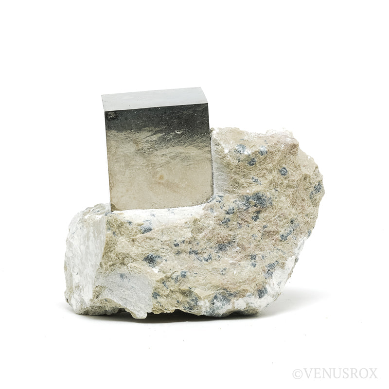 Pyrite Cubes in Matrix from Navajun, La Rioja, Spain | Venusrox