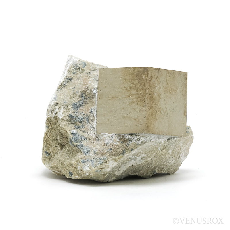 Pyrite Cubes in Matrix from Navajun, La Rioja, Spain | Venusrox