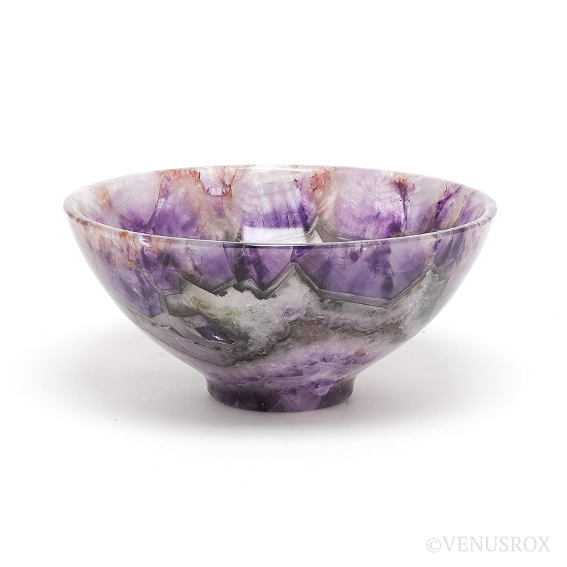 Chevron Amethyst Polished Bowl from India | Venusrox