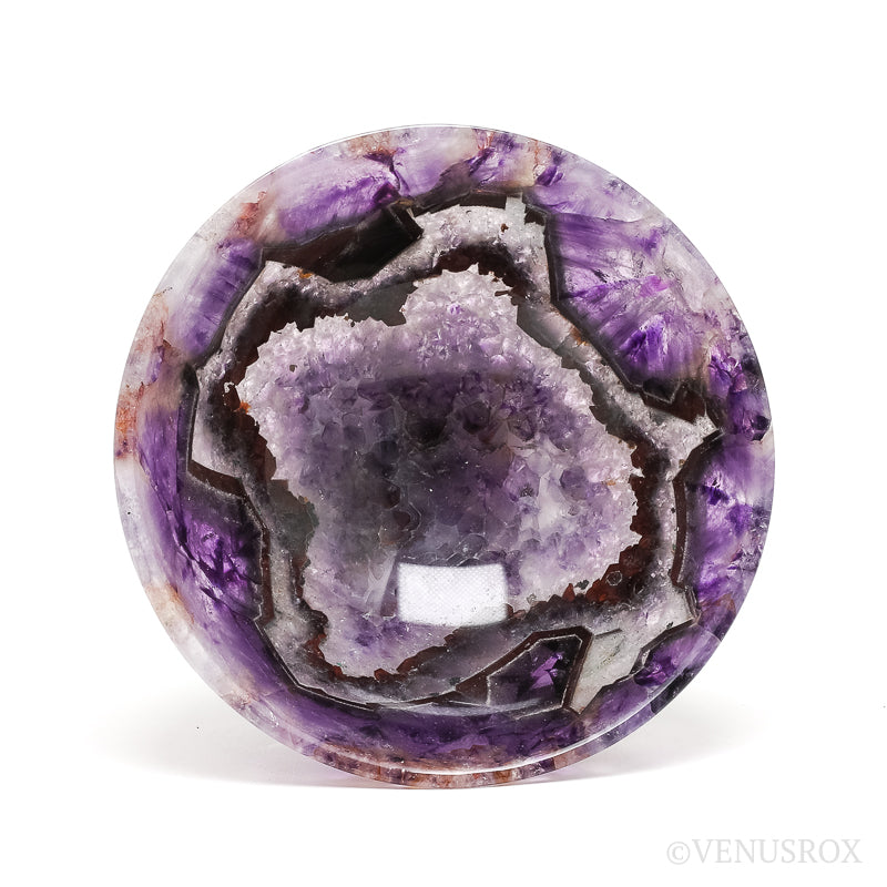 Chevron Amethyst Polished Bowl from India | Venusrox