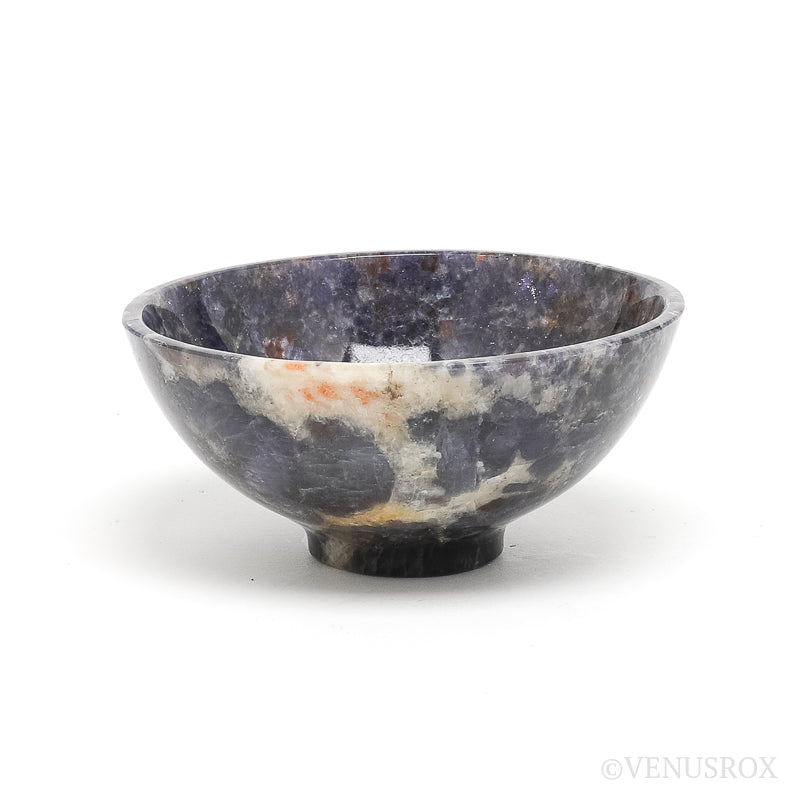 Iolite with Sunstone Polished Bowl from India | Venusrox