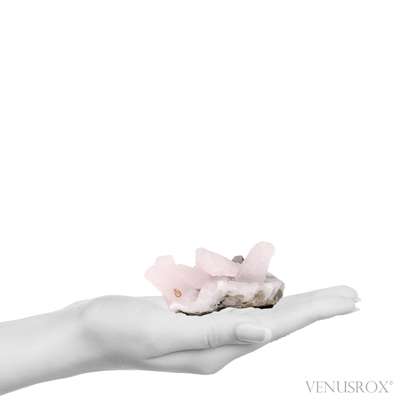 Mangano Calcite with Sphalerite Natural Cluster from the Vtoroy Sovetskiy Mine, Dalnegorsk, Primorskiy Kray, Russia | Venusrox