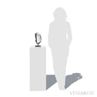 Agate Part Polished/Part Natural Geode from Brazil mounted in a bespoke stand | Venusrox