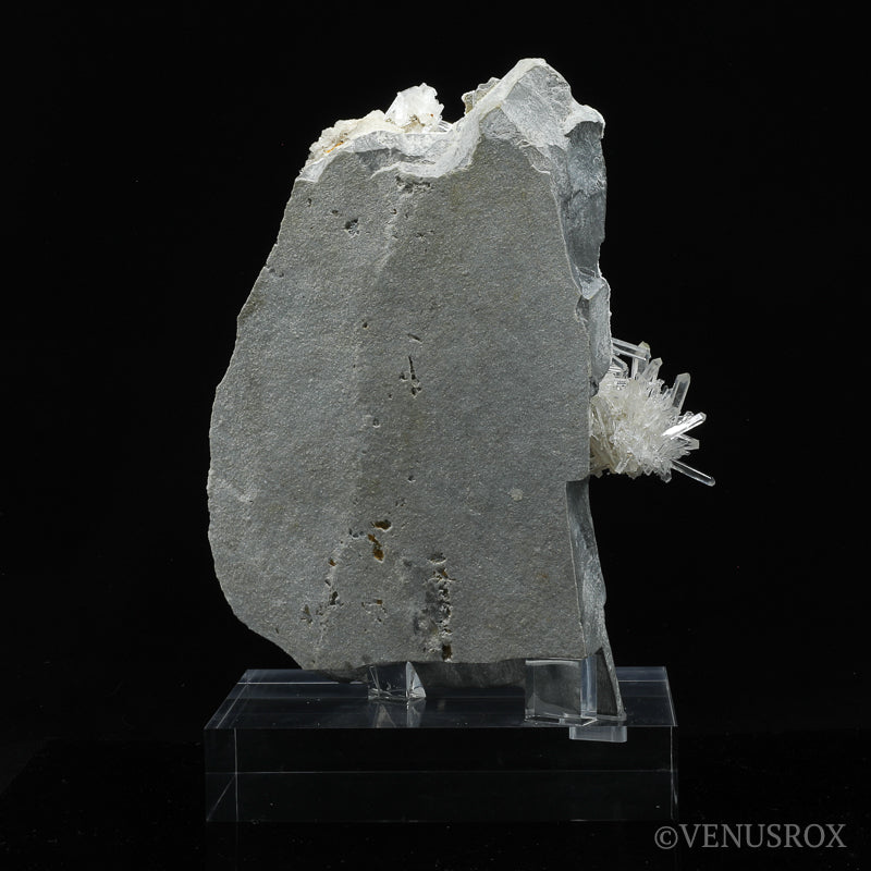 Mango/Blue Smoke Quartz on Matrix Natural Cluster from the Santander Province, Colombia mounted on a bespoke stand | Venusrox