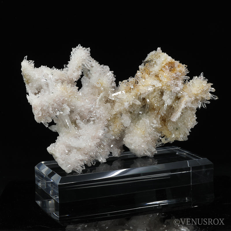 Clear Quartz Natural Cluster from the Santander Province, Colombia mounted on a bespoke stand | Venusrox