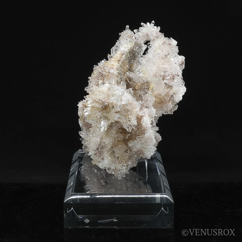 Clear Quartz Natural Cluster from the Santander Province, Colombia mounted on a bespoke stand | Venusrox