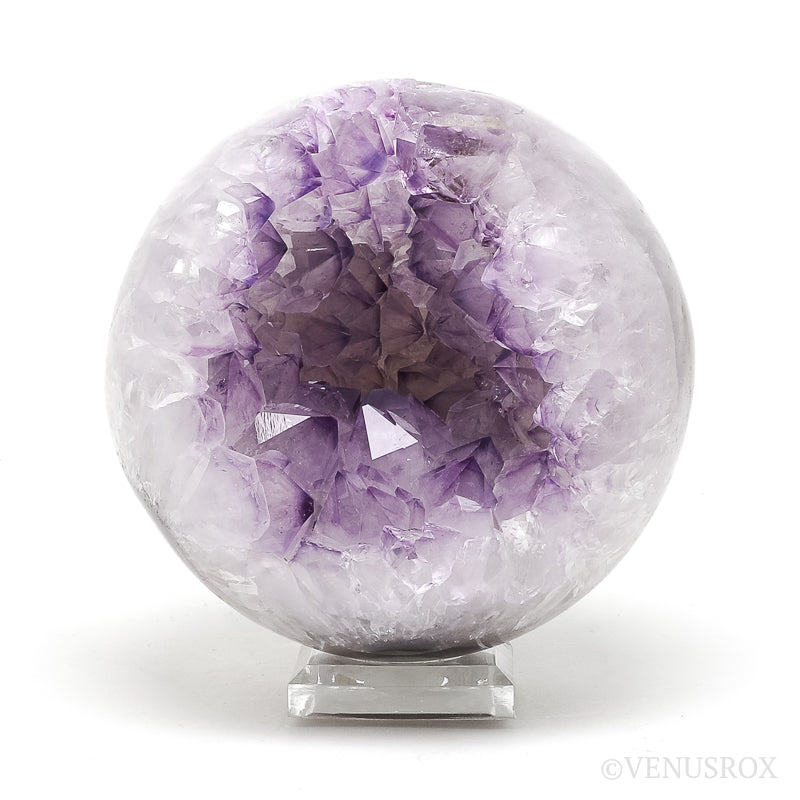 Amethyst with Quartz & Agate Geode Sphere from Brazil | Venusrox