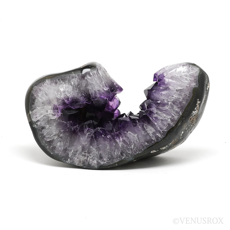 Amethyst with Quartz & Agate Part Polished/Part Natural Cluster from Uruguay | Venusrox