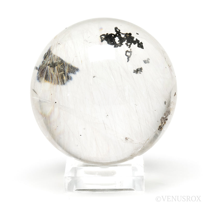Rutilated Dendritic Quartz Polished Sphere from Madagascar | Venusrox