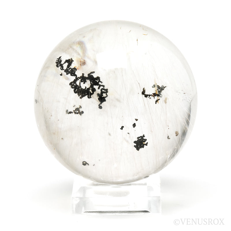 Rutilated Dendritic Quartz Polished Sphere from Madagascar | Venusrox