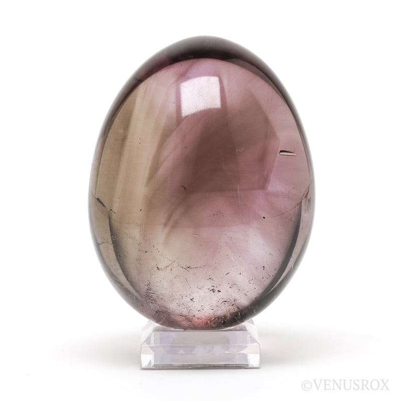 Amethyst & Smoky Phantom Quartz Polished Egg from Madagascar | Venusrox