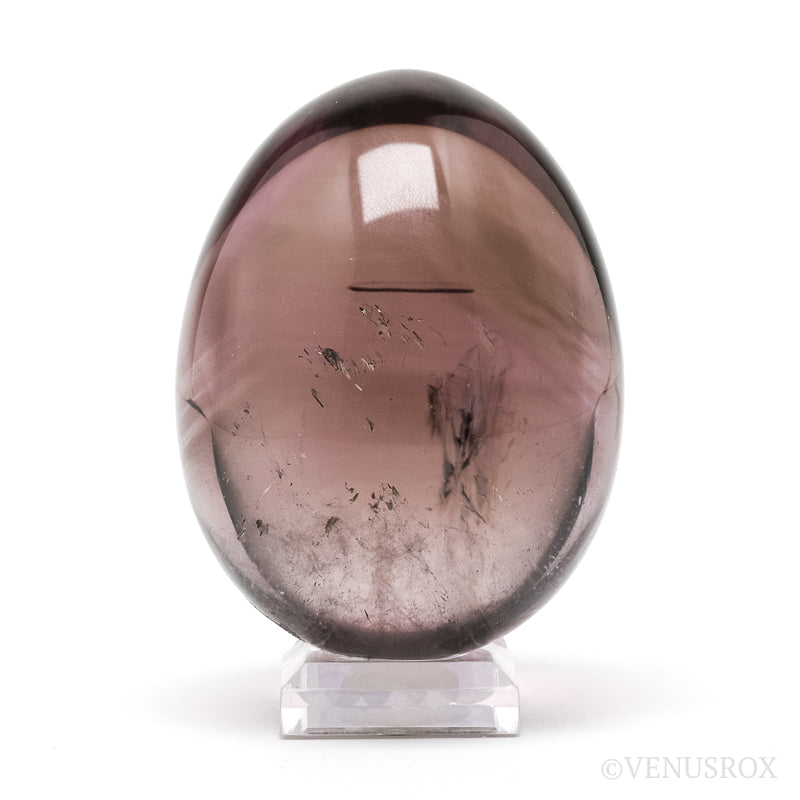 Amethyst & Smoky Phantom Quartz Polished Egg from Madagascar | Venusrox