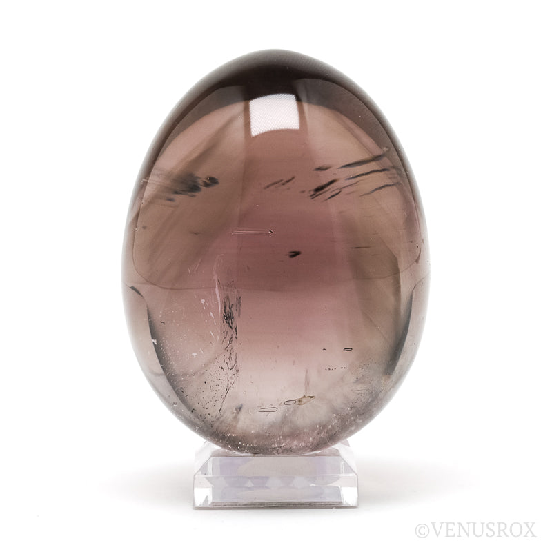 Amethyst & Smoky Phantom Quartz Polished Egg from Madagascar | Venusrox