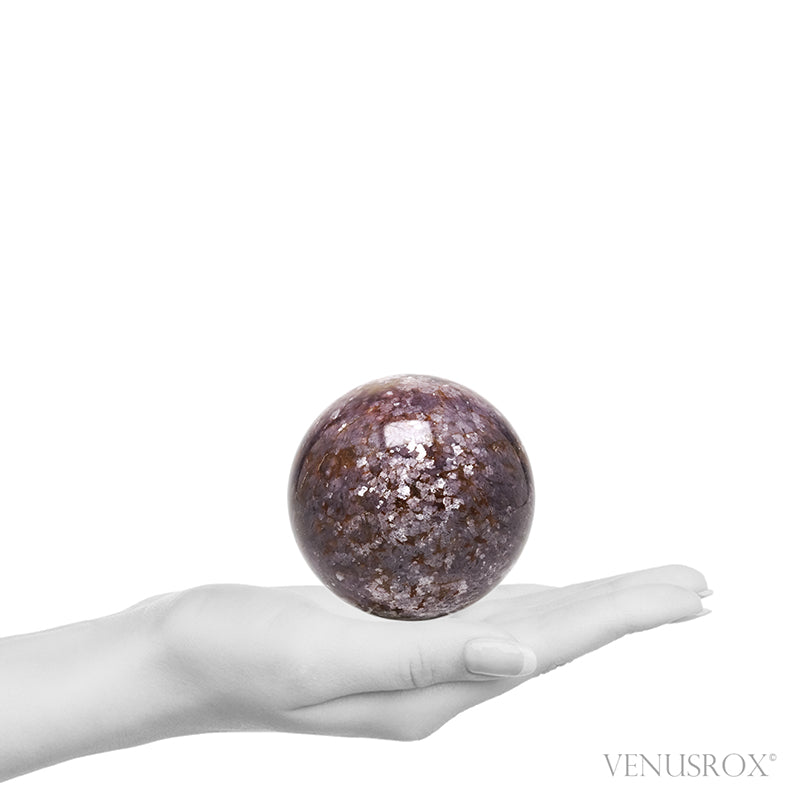 Lepidolite Polished Sphere from Mozambique | Venusrox