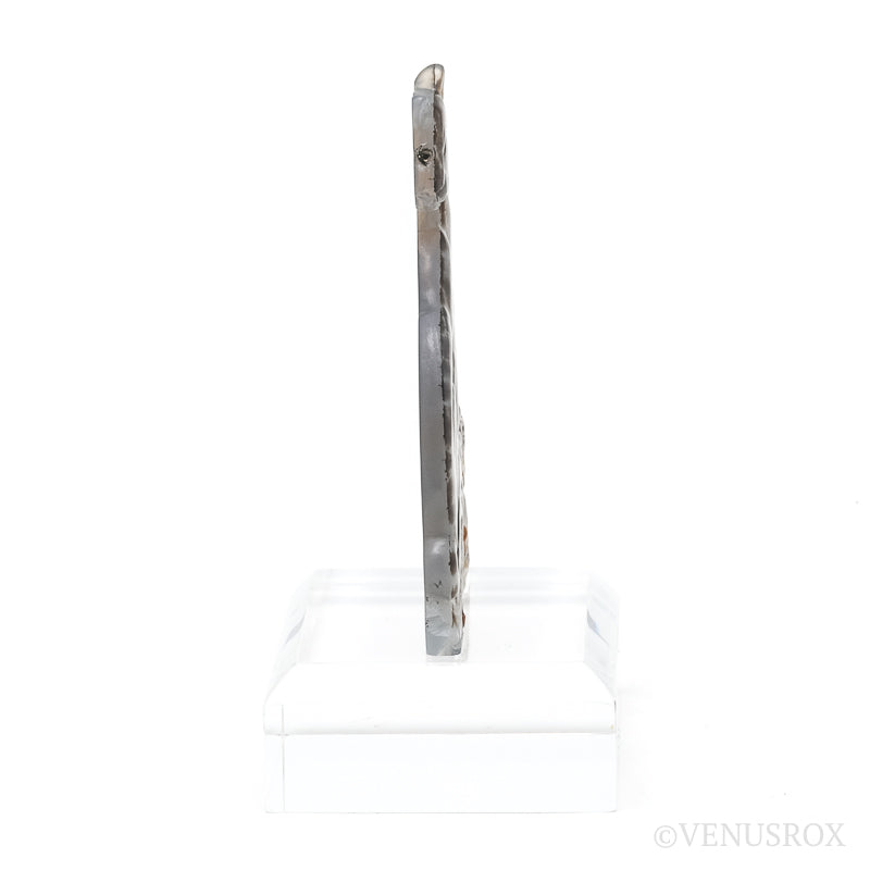 Dendritic Agate Polished Leopard from Madagascar mounted on a bespoke stand | Venusrox