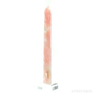 Rose Quartz Polished Point from Brazil mounted on a bespoke stand | Venusrox