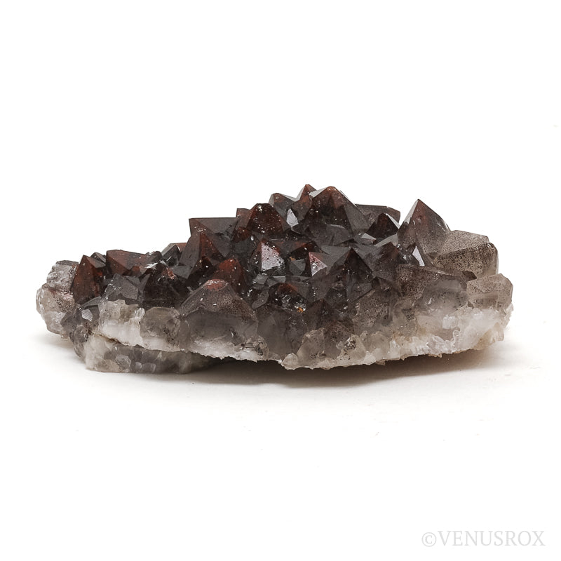 Smoky Quartz with Hematite Natural Cluster from Thunder Bay, Ontario, Canada | Venusrox