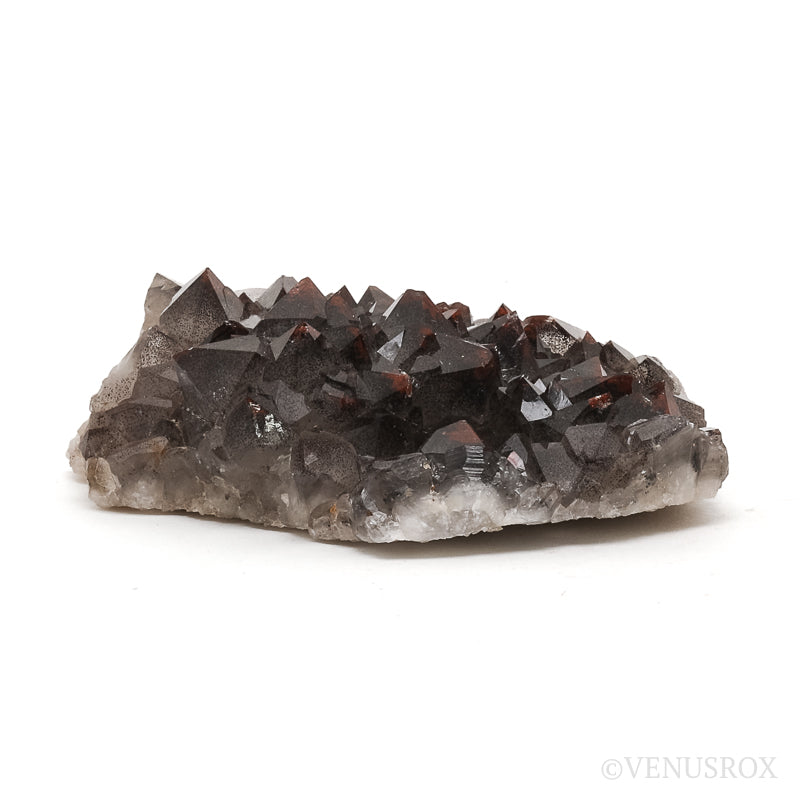 Smoky Quartz with Hematite Natural Cluster from Thunder Bay, Ontario, Canada | Venusrox