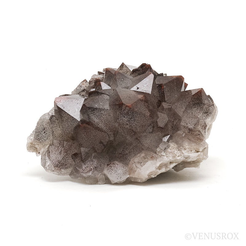 Smoky Quartz with Hematite Natural Cluster from Thunder Bay, Ontario, Canada | Venusrox