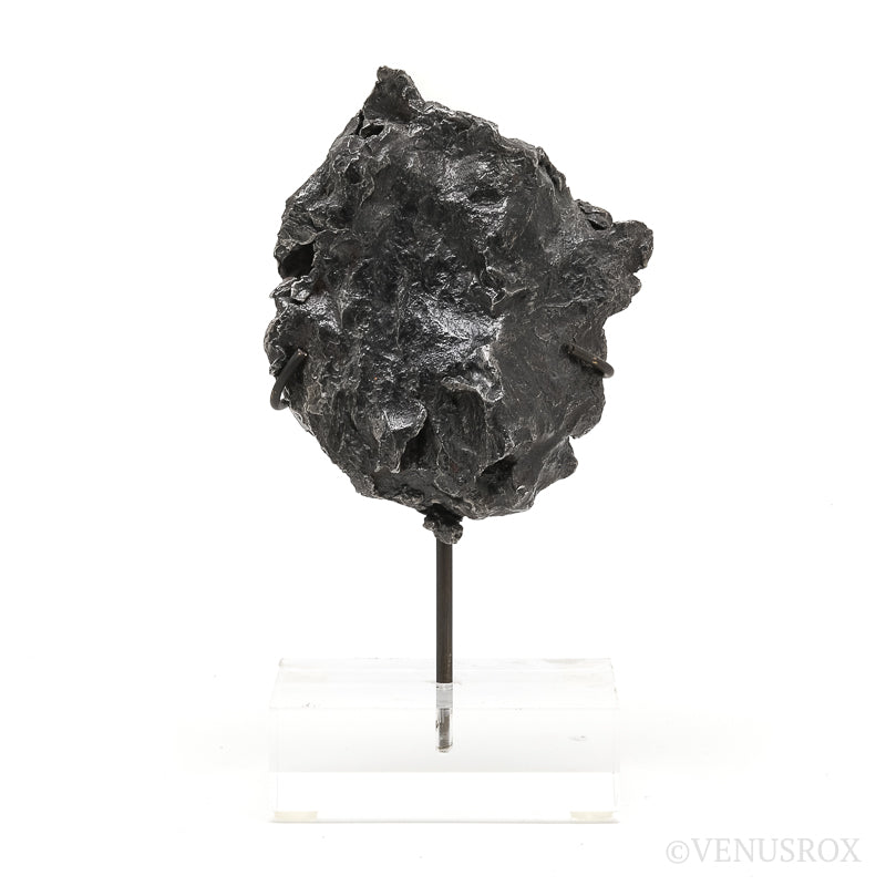 Sikhote-Alin Meteorite Shrapnel Fragment from the Sikhote-Alin Mountains, Russia mounted on a bespoke stand | Venusrox