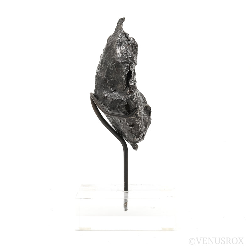 Sikhote-Alin Meteorite Shrapnel Fragment from the Sikhote-Alin Mountains, Russia mounted on a bespoke stand | Venusrox