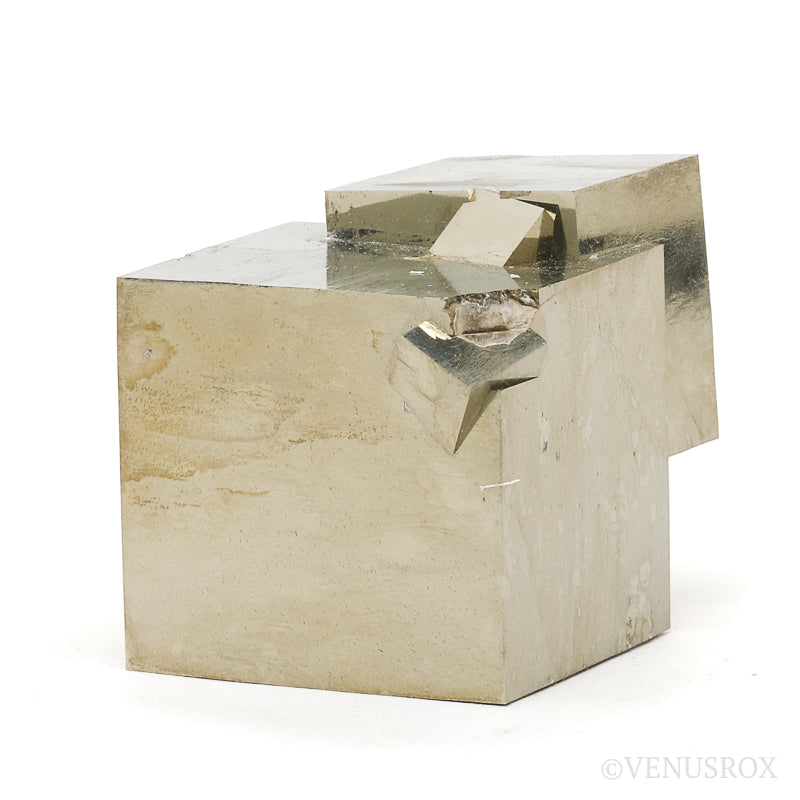Natural Pyrite Cube Cluster from Navajun, La Rioja, Spain | Venusrox
