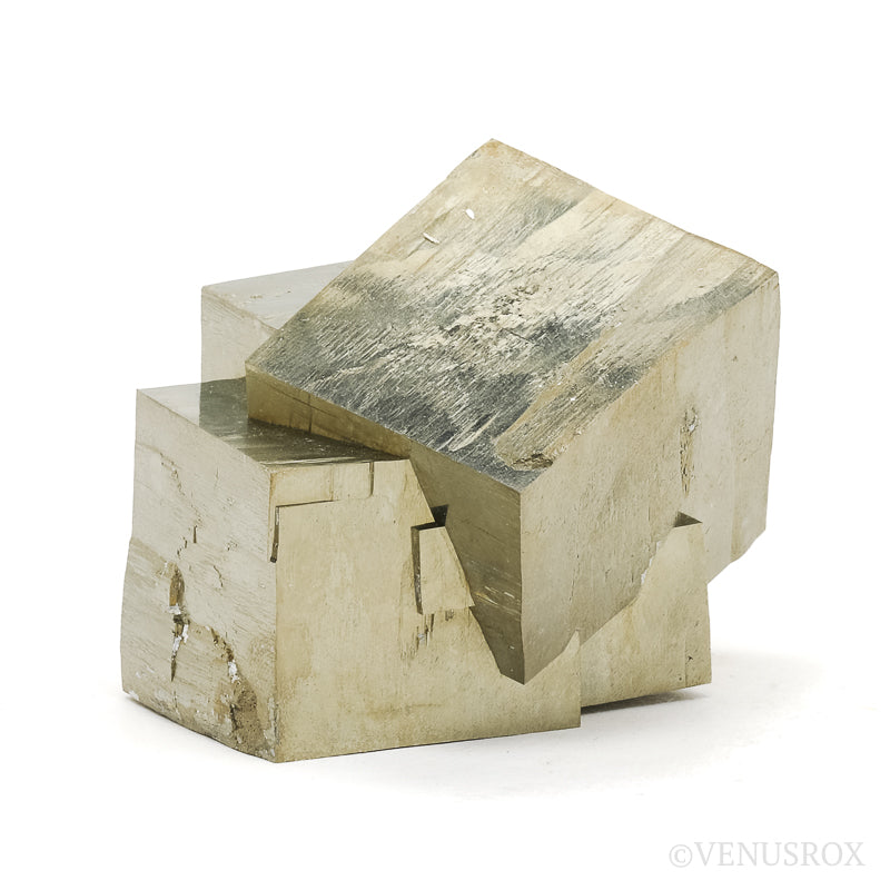 Natural Pyrite Cube Cluster from Navajun, La Rioja, Spain | Venusrox