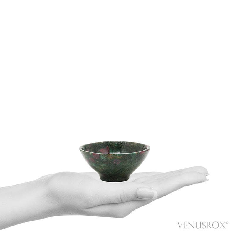 Ruby in Fuchsite Polished Bowl from India | Venusrox