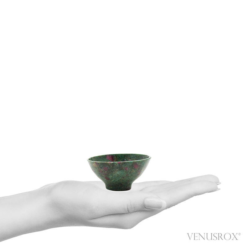 Ruby in Fuchsite Polished Bowl from India | Venusrox